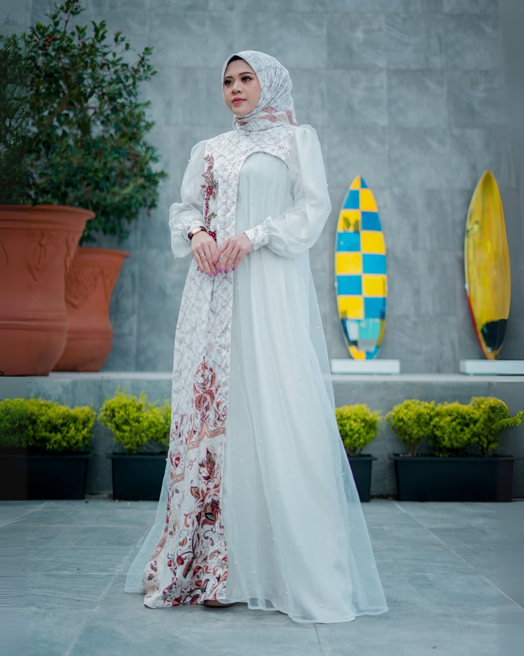 DAVINA DRESS - VANILLA