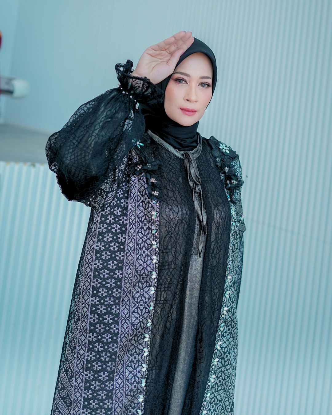 MADANIYA MIRAA DRESS - MIDNIGHT