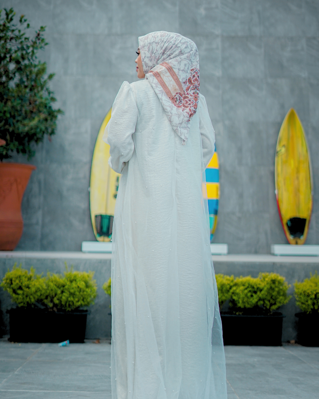 DAVINA DRESS - VANILLA