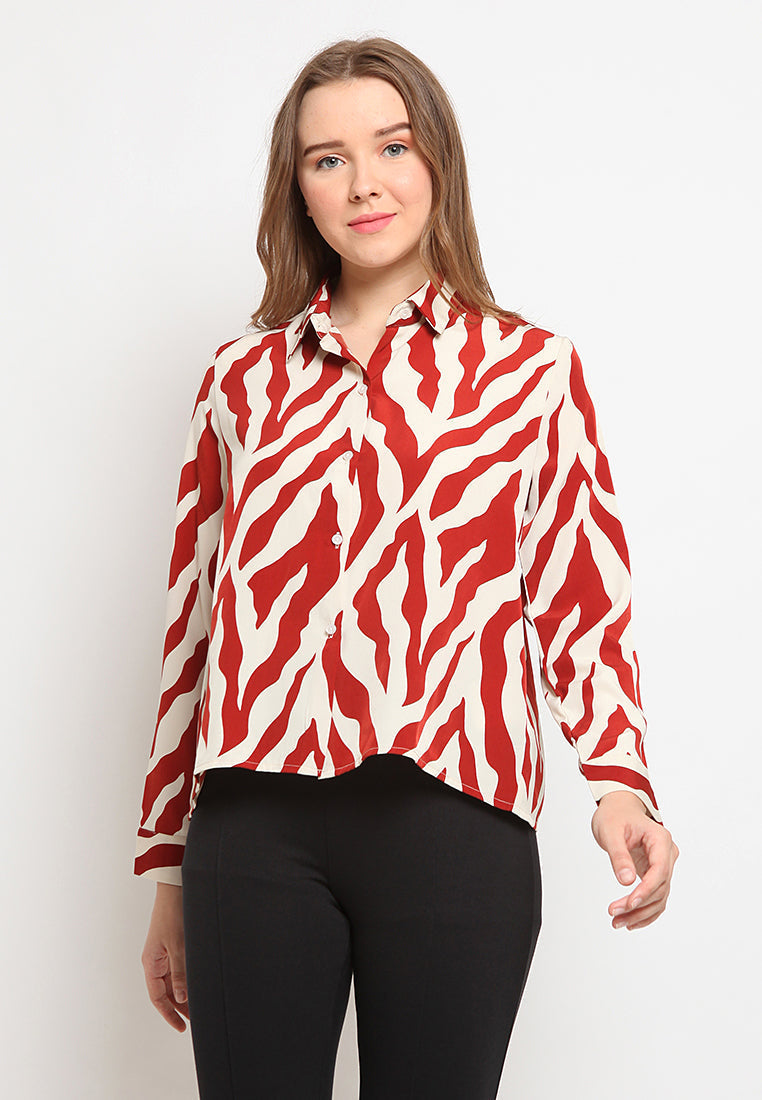 Printed Long Sleeve Shirt