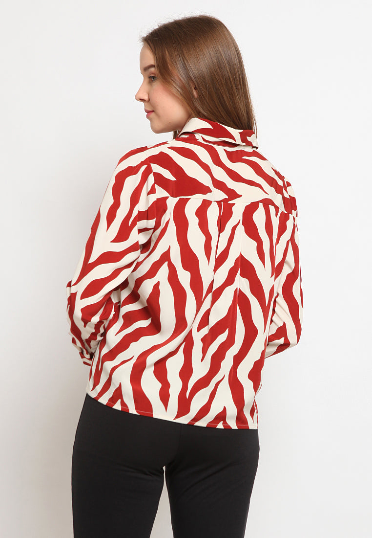 Printed Long Sleeve Shirt