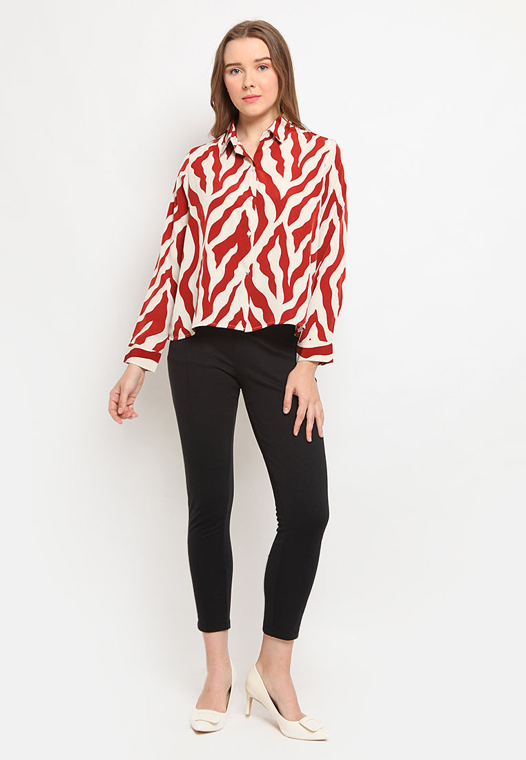Printed Long Sleeve Shirt