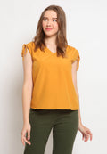 Sleveeless Ruched Top