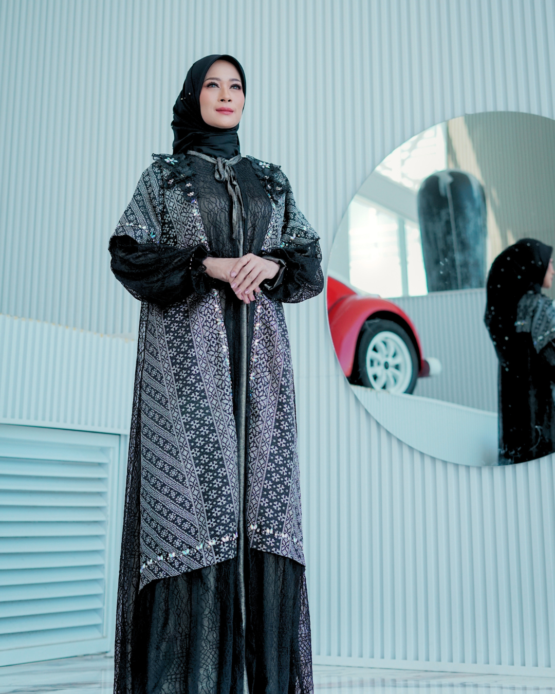 MADANIYA MIRAA DRESS - MIDNIGHT