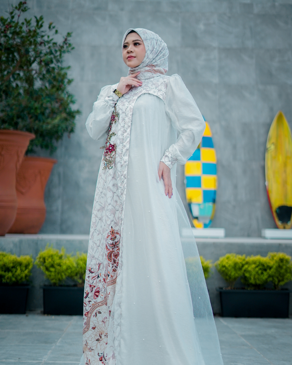 DAVINA DRESS - VANILLA