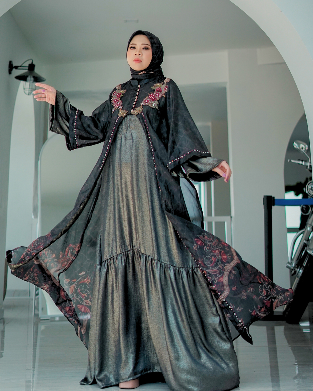MALEERA DRESS - MIDNIGHT