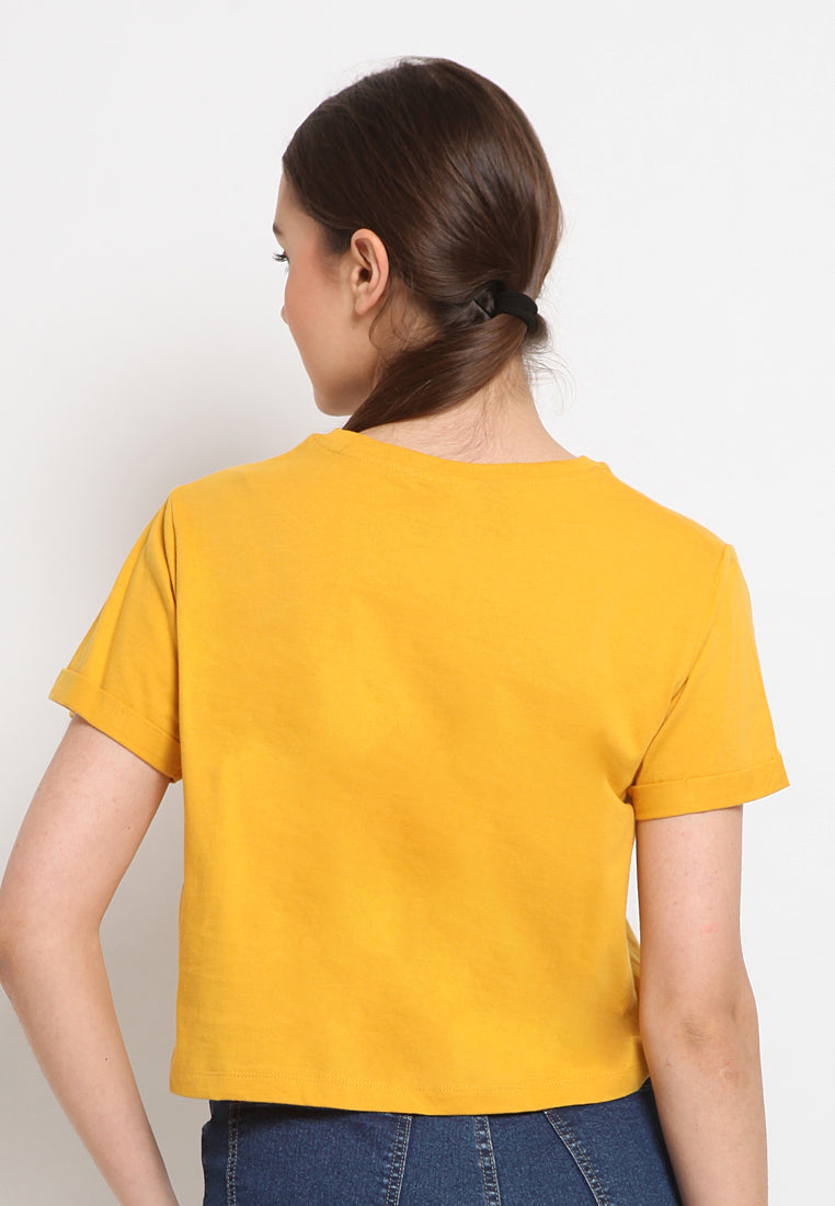 Short sleeve crop t-shirtt