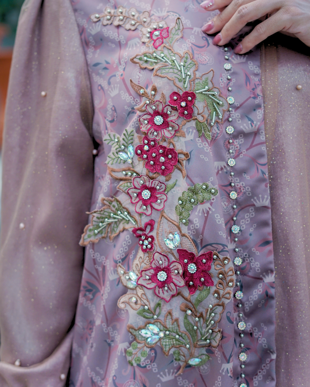 DAVINA DRESS - MOCHA BLIST