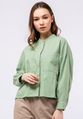 Long Sleeve Boxy Blouse