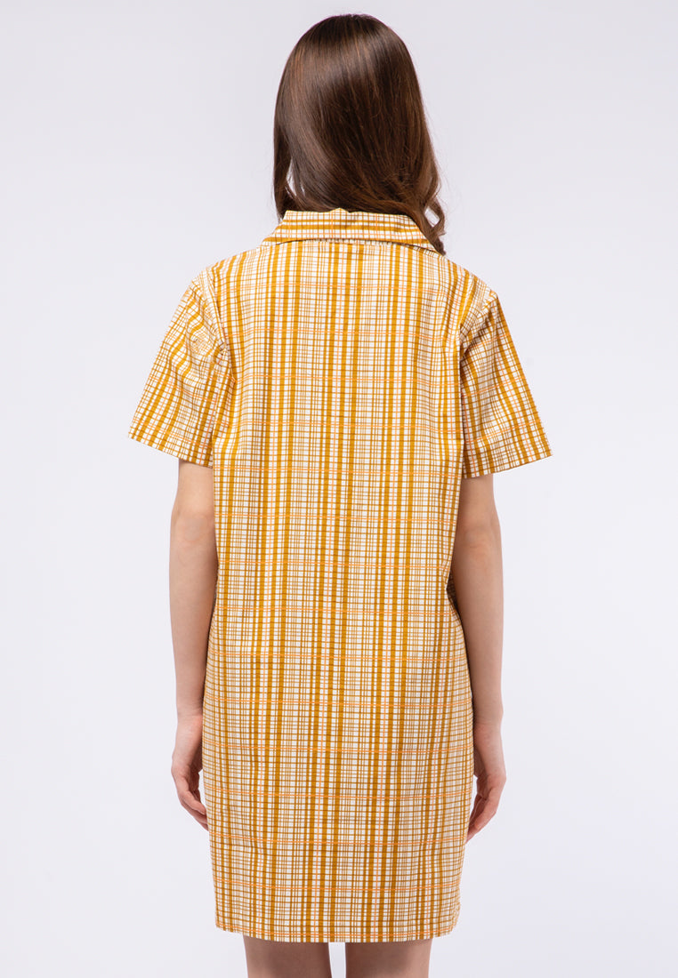 A-line Printed Short Dress