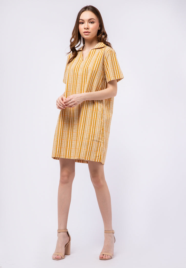 A-line Printed Short Dress