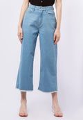 High Waist Straight Denim Pants