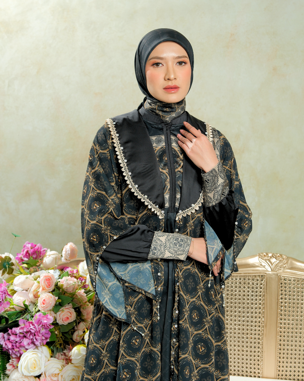 CALIRA DRESS - BLACK