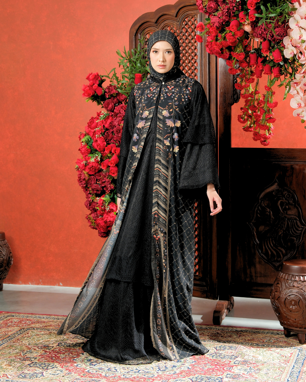 LAZEERA DRESS - BLACK