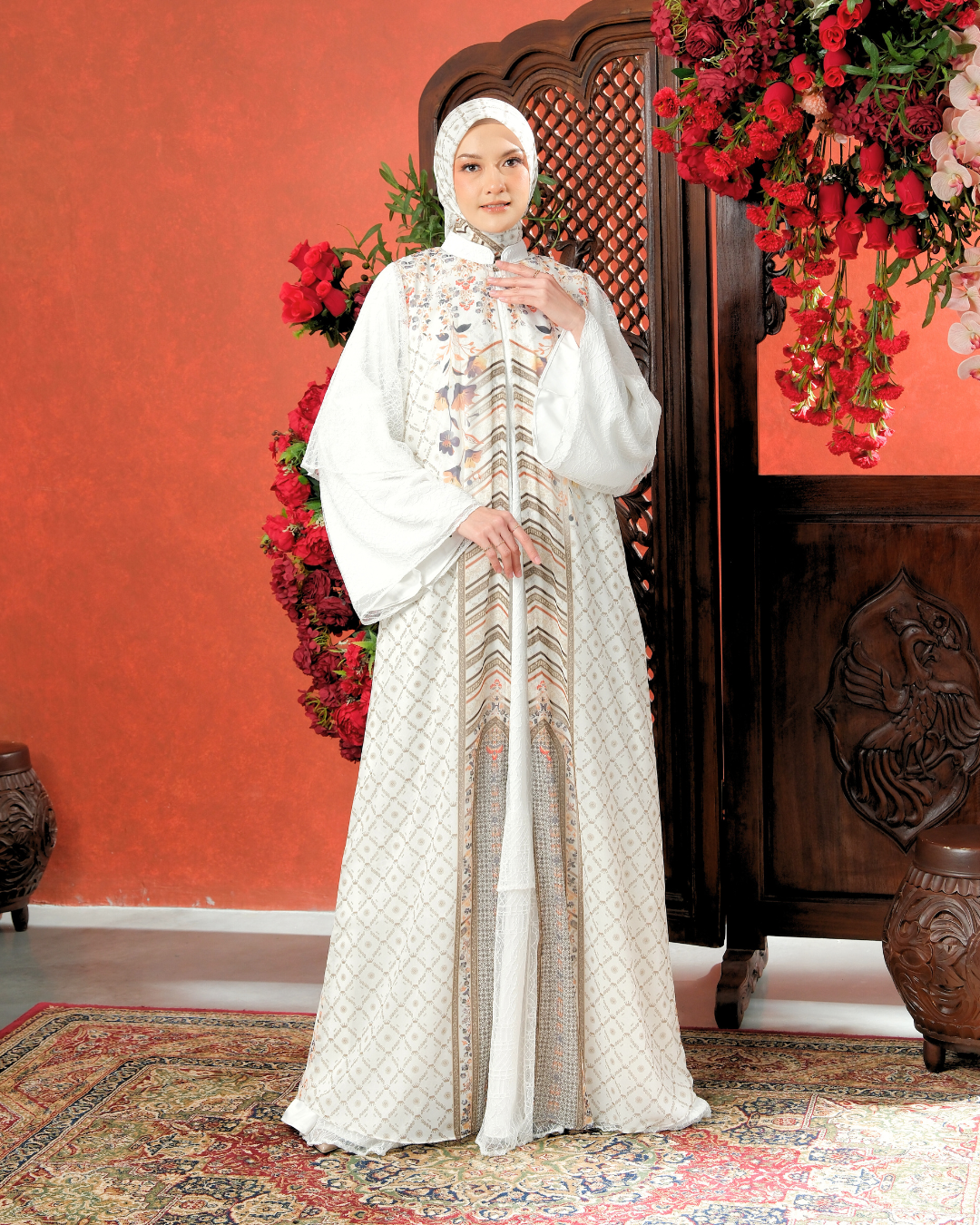 LAZEERA DRESS - BROKENWHITE