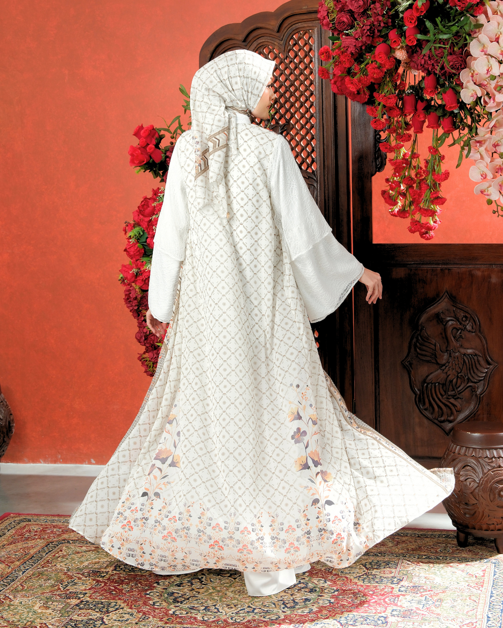 LAZEERA DRESS - BROKENWHITE