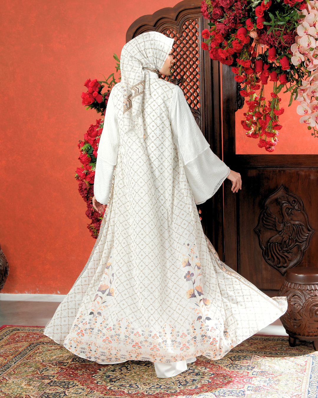 LAZEERA DRESS - BROKENWHITE