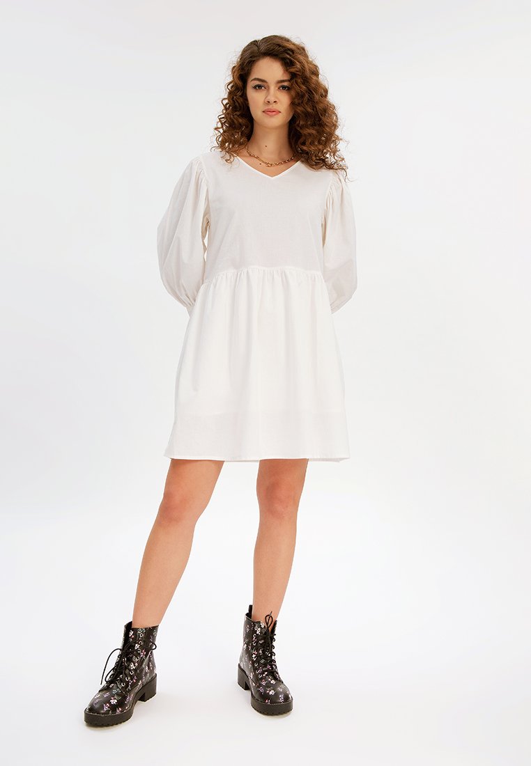 Balloon Sleeve Dress