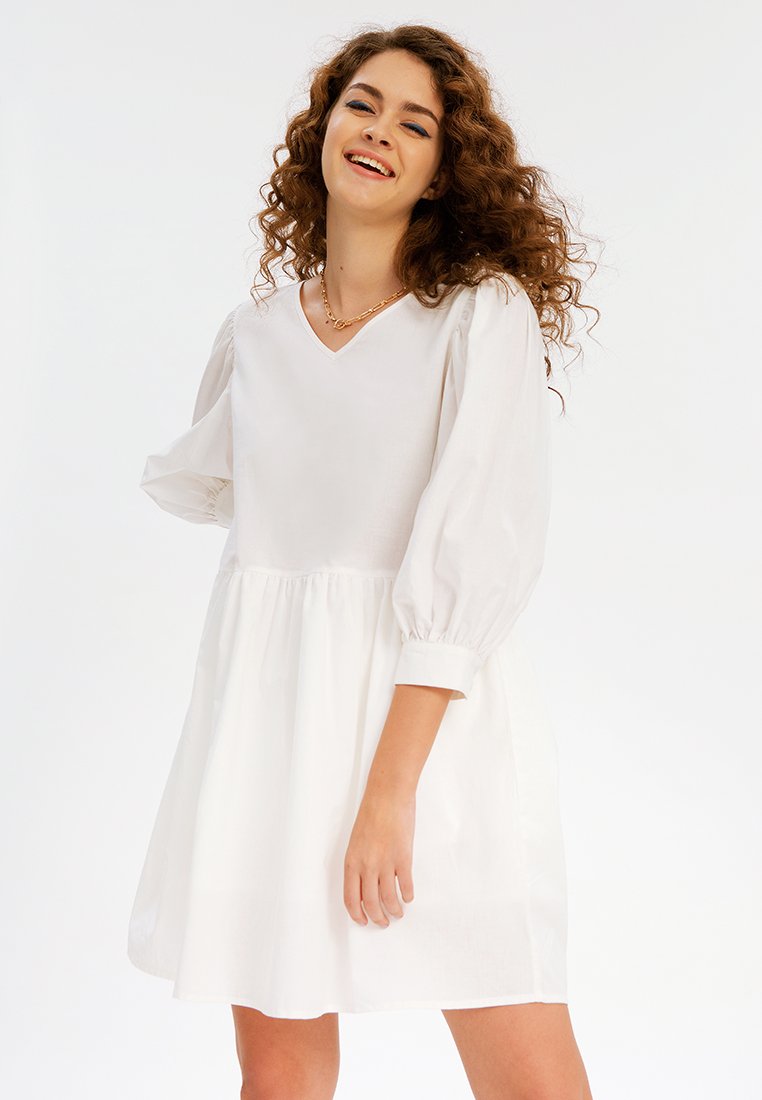 Balloon Sleeve Dress