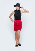 Paperbag Tailored Skirt