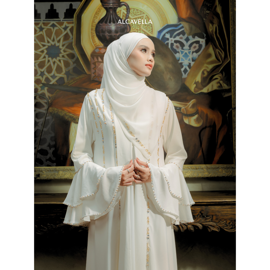 JAMEELA ABAYA - BROKENWHITE