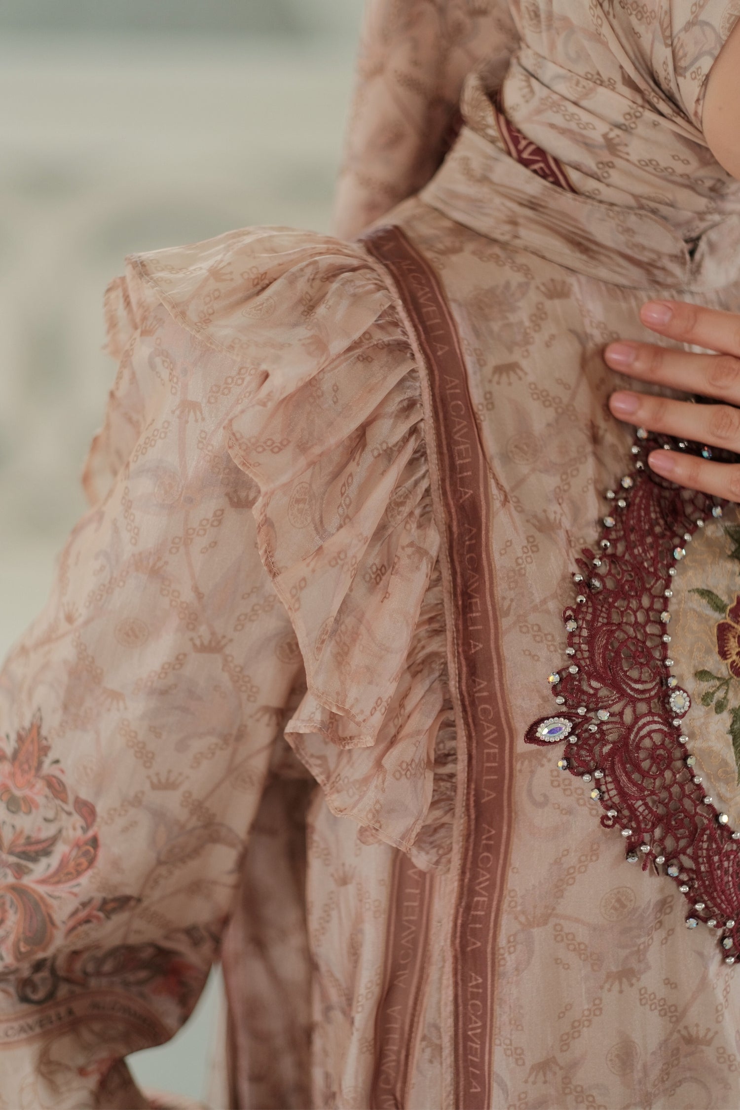 ELVARA DRESS - SOFT SAND